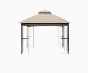 Style Selections 10.83-ft L Square Brown Standard Canopy