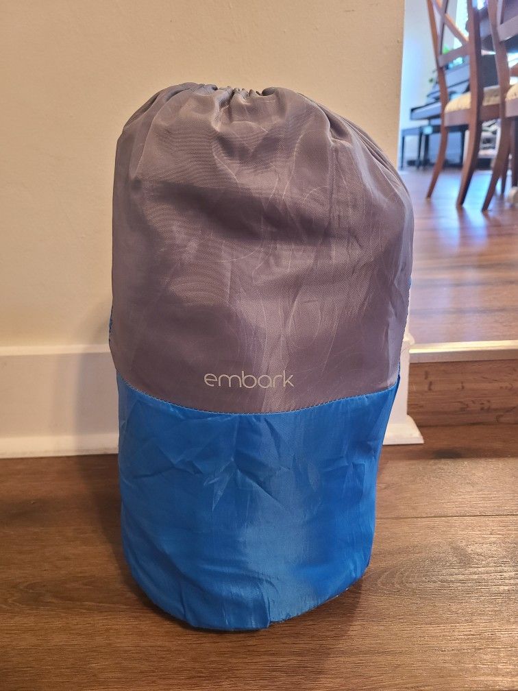 Embark 50° Youth Sleeping Bag Blue/Gray