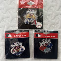 Dodgers Opening Day Pins