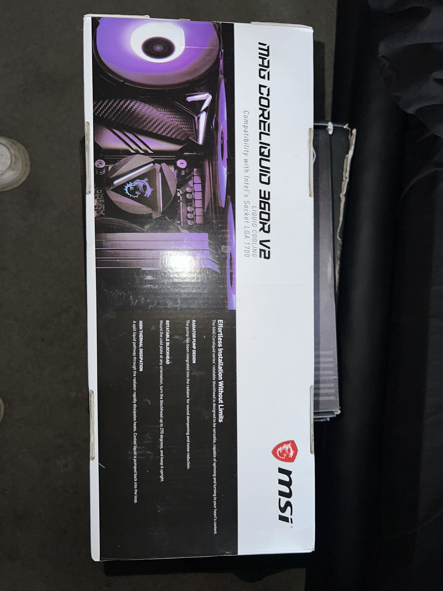 msi coreliquid 360r v2 (new in box never used) $120 obo