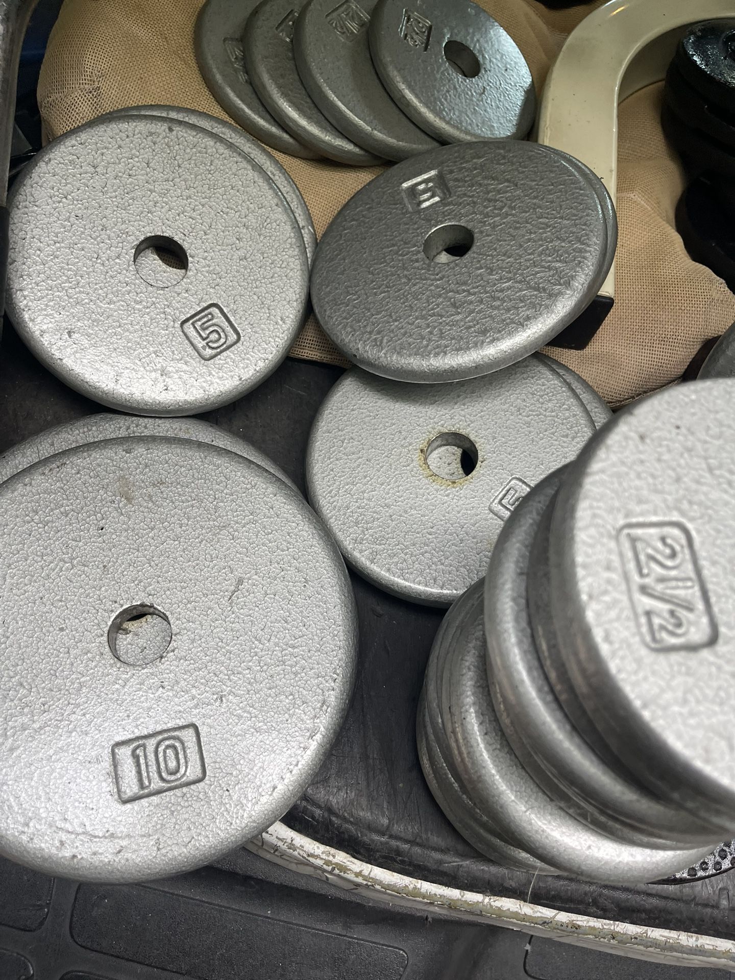 Multiple Weight Plates (small Weights) Excellent condition