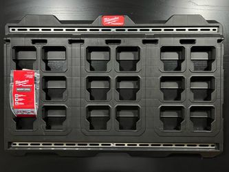 Milwaukee 20 in. x 30.75 in. Wall Plate in Black