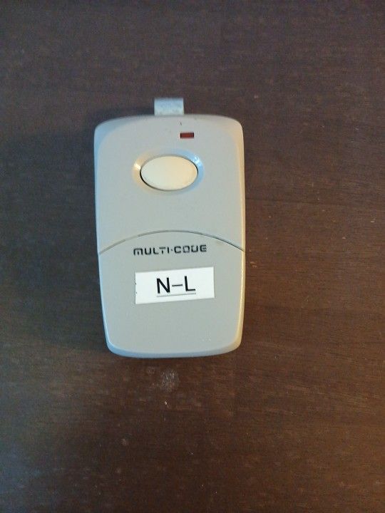 Multi-code Garage Remote