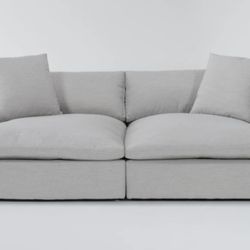 Utopia Modular 96” Oversized Double Chaise