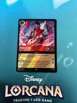 Disney Lorcana TCG (Powerline - World’s Greatest Rockstar, Super Rare, Holofoil) Make an Offer!