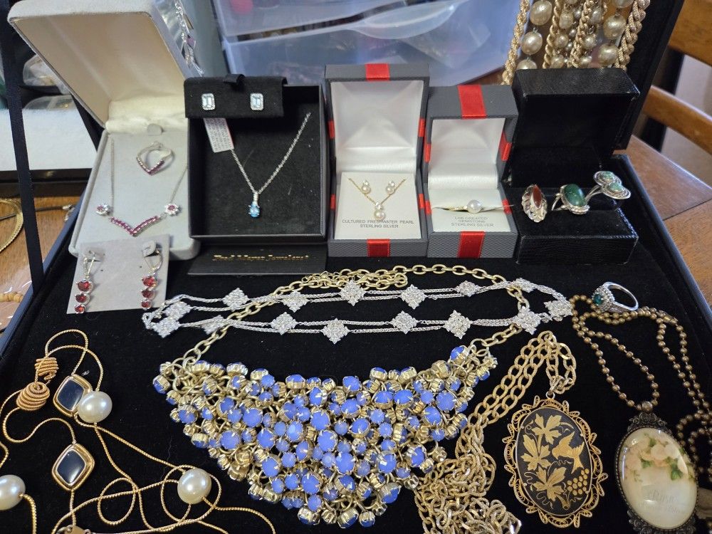 Huge Storage Unit Jewelry Lot Best Offer Takes All 925 And More!
