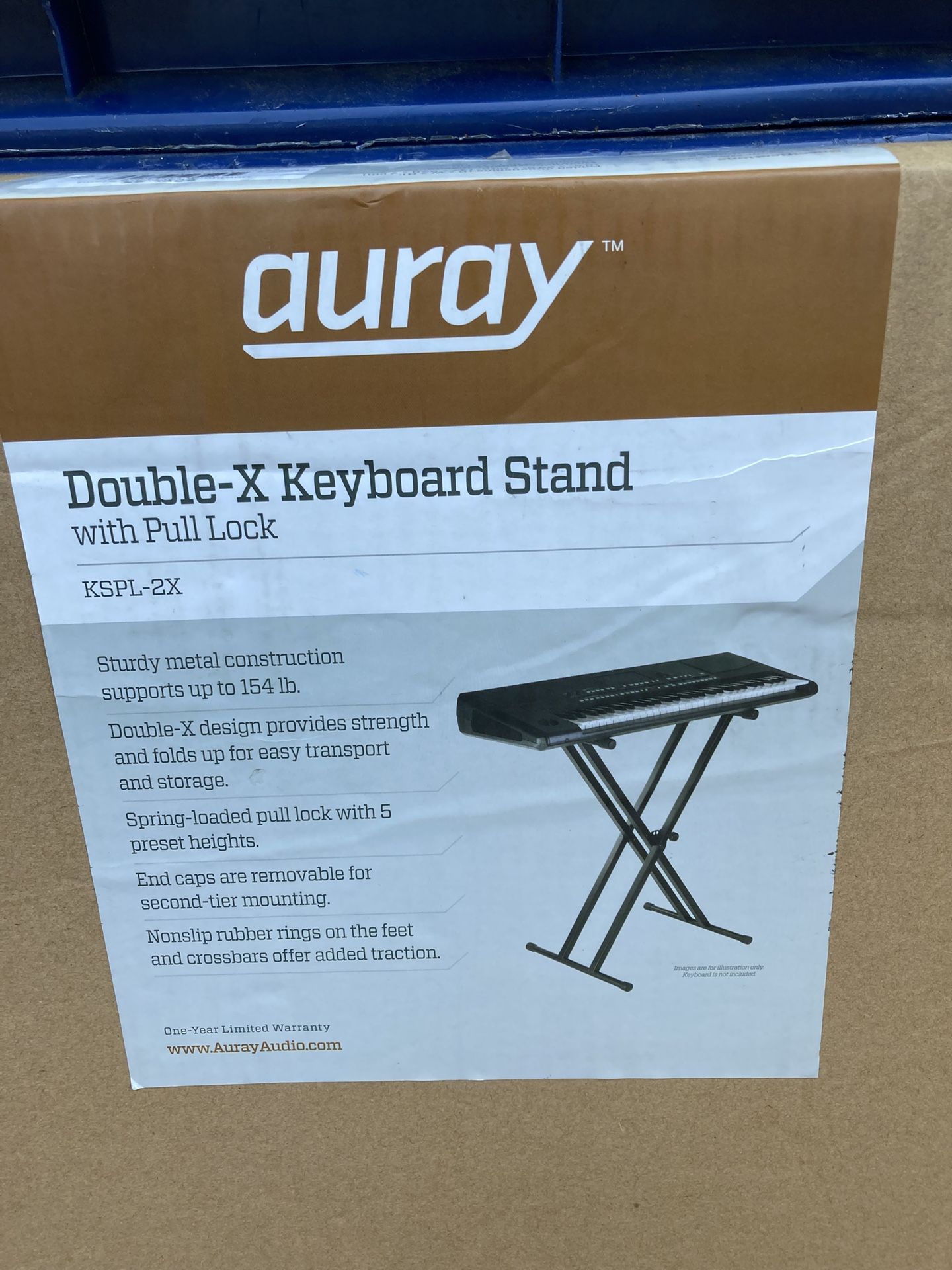 Aural Double X Keyboard Stand Kspl2x