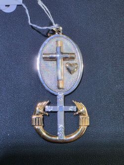 14kt Two-Tone Three Virtues Pendant. ASK FOR RYAN