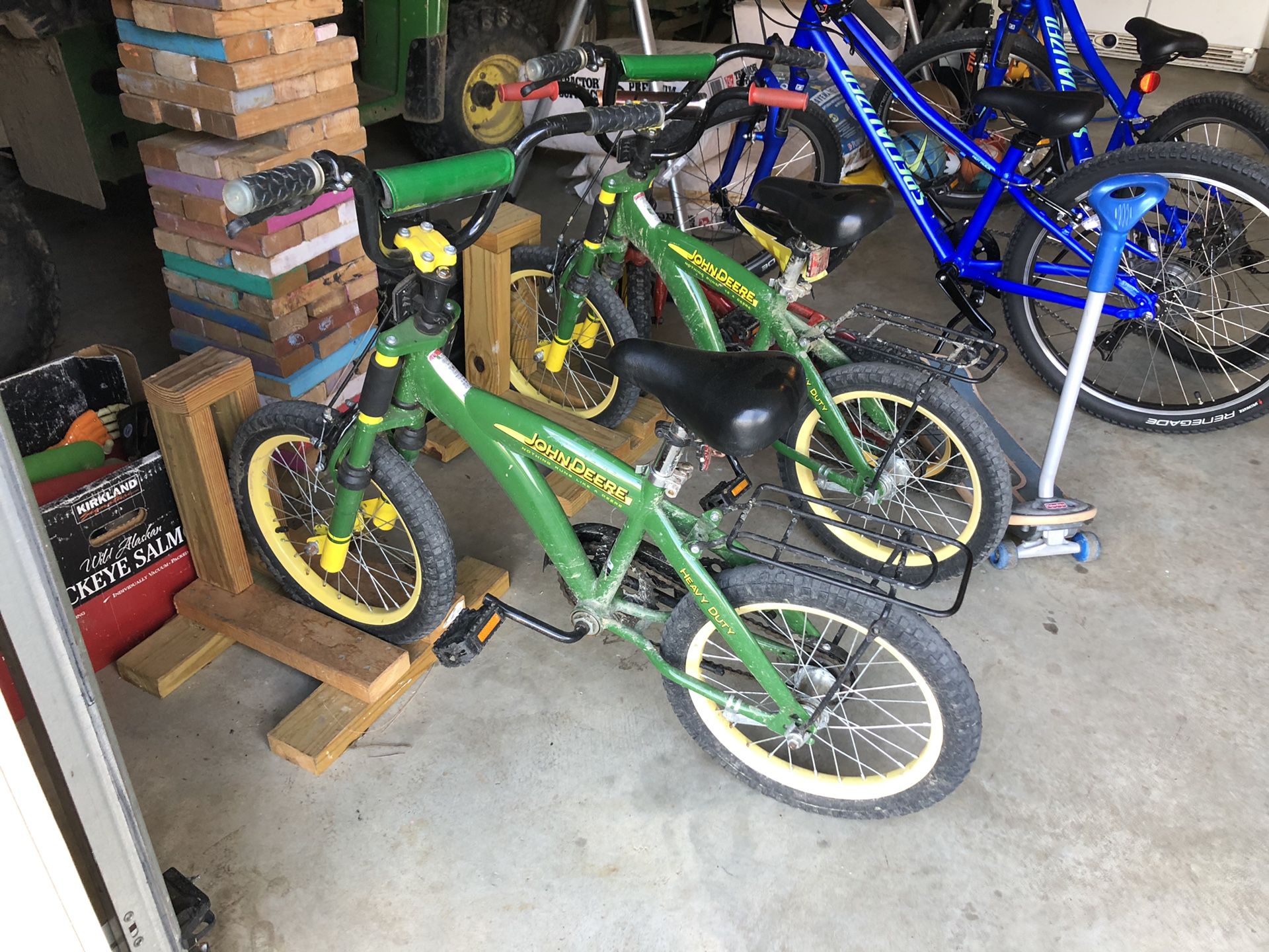 TOMY John Deere 16” child bicycle - no training wheels