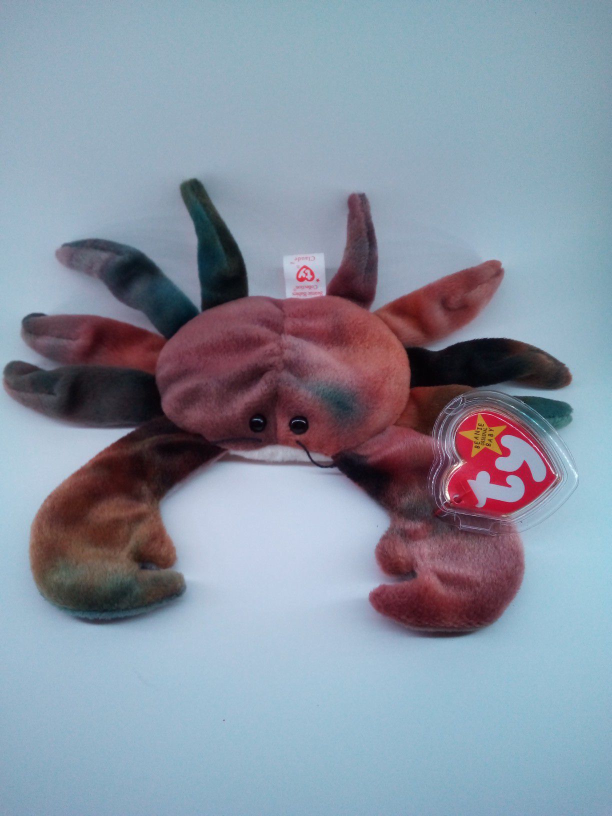 Ultra-Rare Ty Beanie Baby "Claude" with tag errors!!