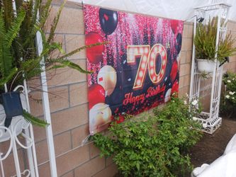 70th birthday party decorations