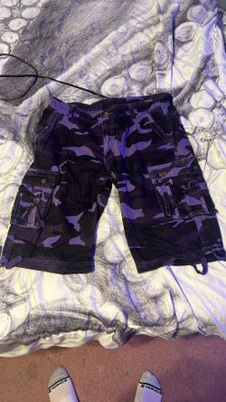 Red And Purple Cargo Shorts Size 28-34