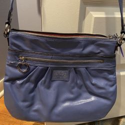 Blue Coach Purse 