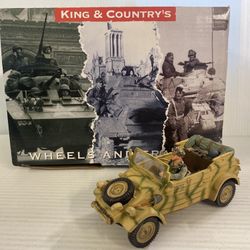 King & Country Fighting Vehicles NORMANDY KUBELWAGEN WS102 2006 W/ BOX RARE!!!