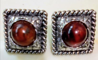 Vintage 80 FLP signed clip on earrings
