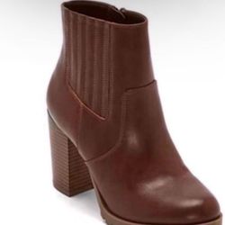 NEW ANA ROCKY DARK COGNAC SIZE 8M BOOTS 