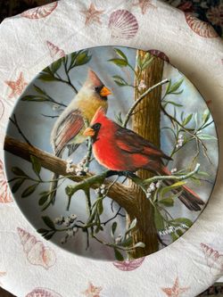 The Cardinal by Kevin Daniel Collectors Plate