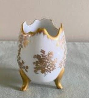 Antique Porcelain Egg Vase