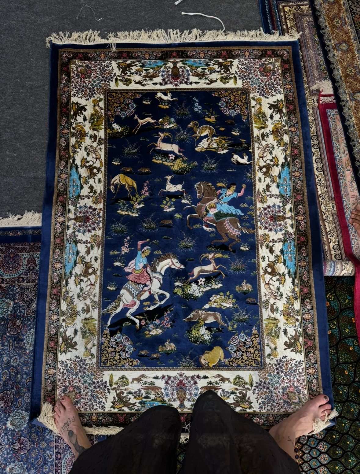 Silk rug