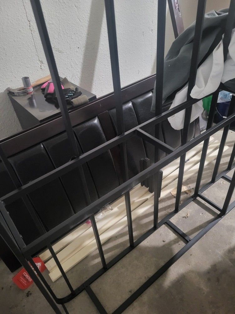 Queen Head And Footboard And Or Metal Box Spring For Sale
