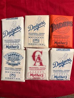 Mother’s Cookies Baseball Cards