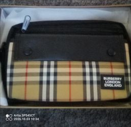 Authentic Burberry Haymarket Check Bag – Brand New with Original Box