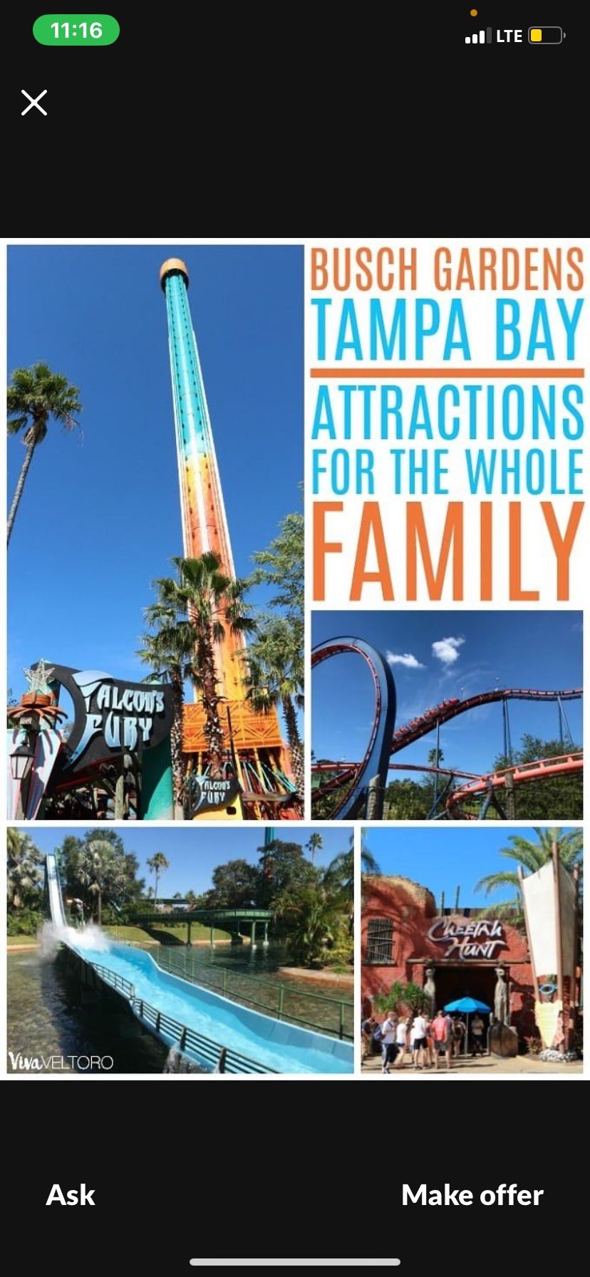 Busch gardens / Adventure island