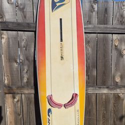 Angulo pro-racing windsurfer & Sirocco beginner windsurfer & sails set!