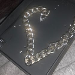 GUESS Silver Bracelet 8.5” 