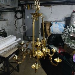 Solid Brass Chandelier