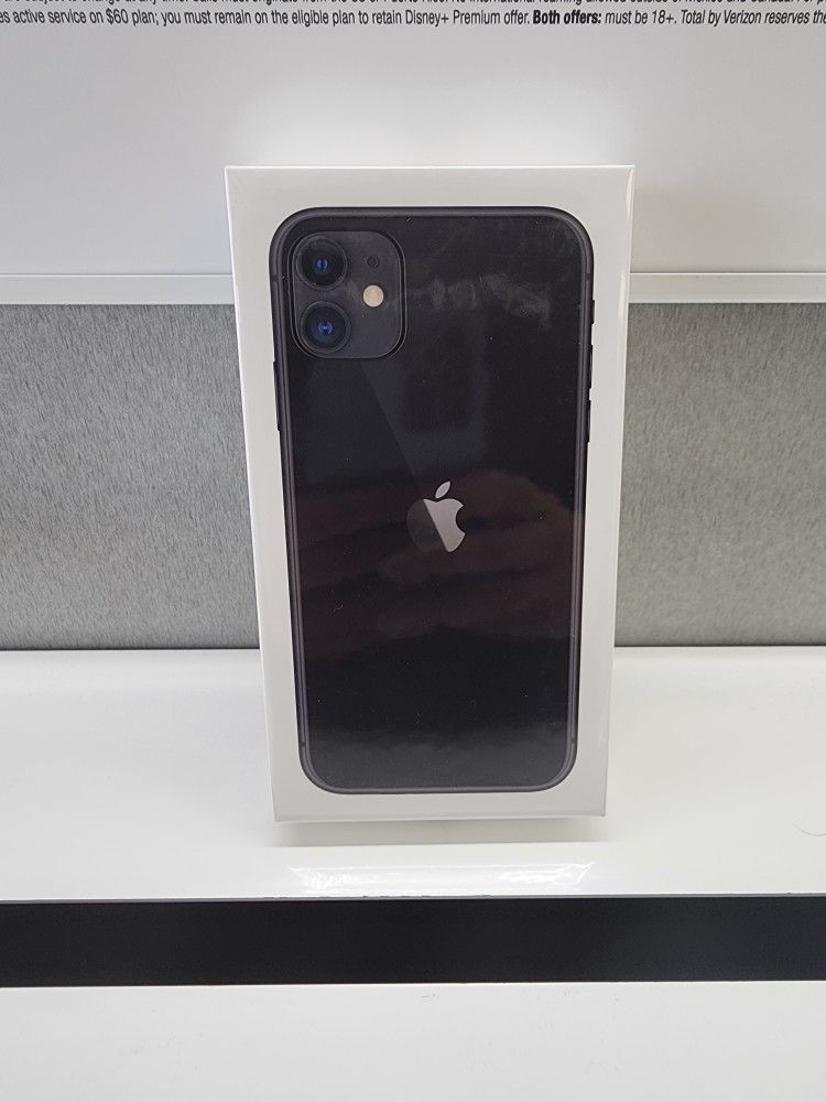 Apple iPhone 11 64GB in Black (Verizon Prepaid) - Brand New