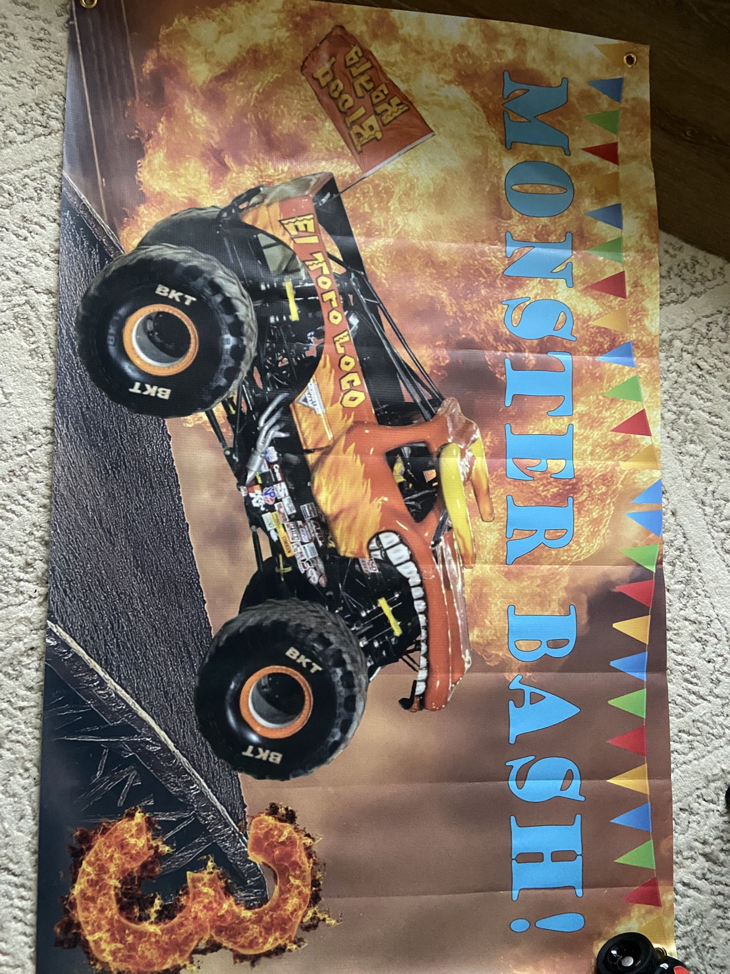 Monster Truck 3 Year Old Birthday Supplies