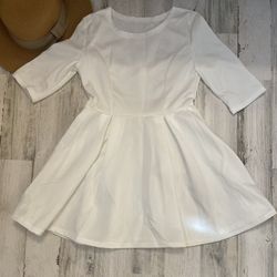 Shirt White Dress Size S $30