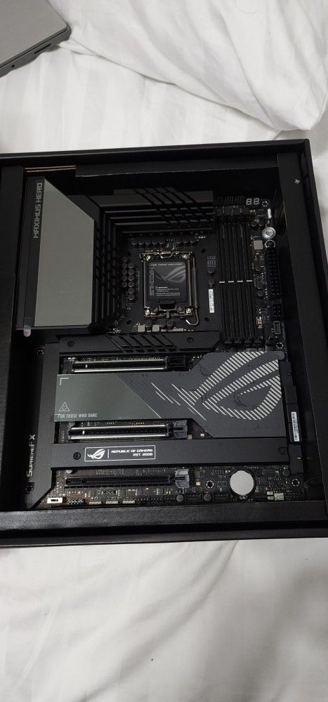 I'm selling my computer. I built it very recently, I really don't have time to enjoy it.