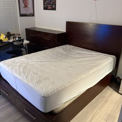Queen Size Bed / Dresser Set + Sealy Matress
