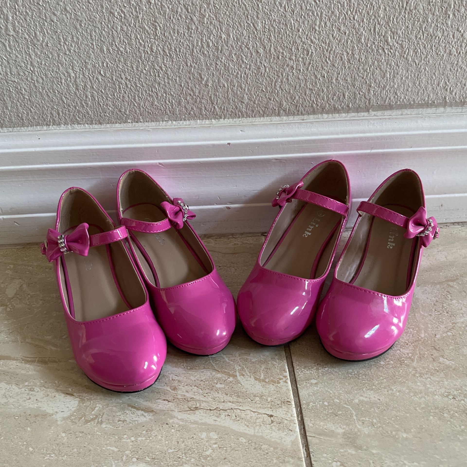 Girls Perfect For Twins Pink High Heels 