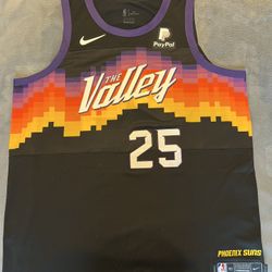 BRAND NEW Authentic Nike “The Valley” STITCHED Jersey Mikal Bridges XL