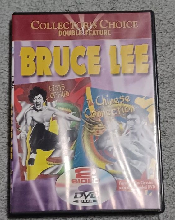 Bruce Lee Double Movie DVD Fists Of Fury Chinese Connection Martal Arts Kung Fu