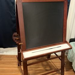 Kids Art Easel Cherry Wood