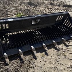Skid Steer Rock Bucket 