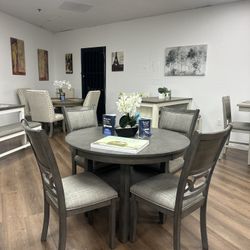 5pc Round Dining Table 