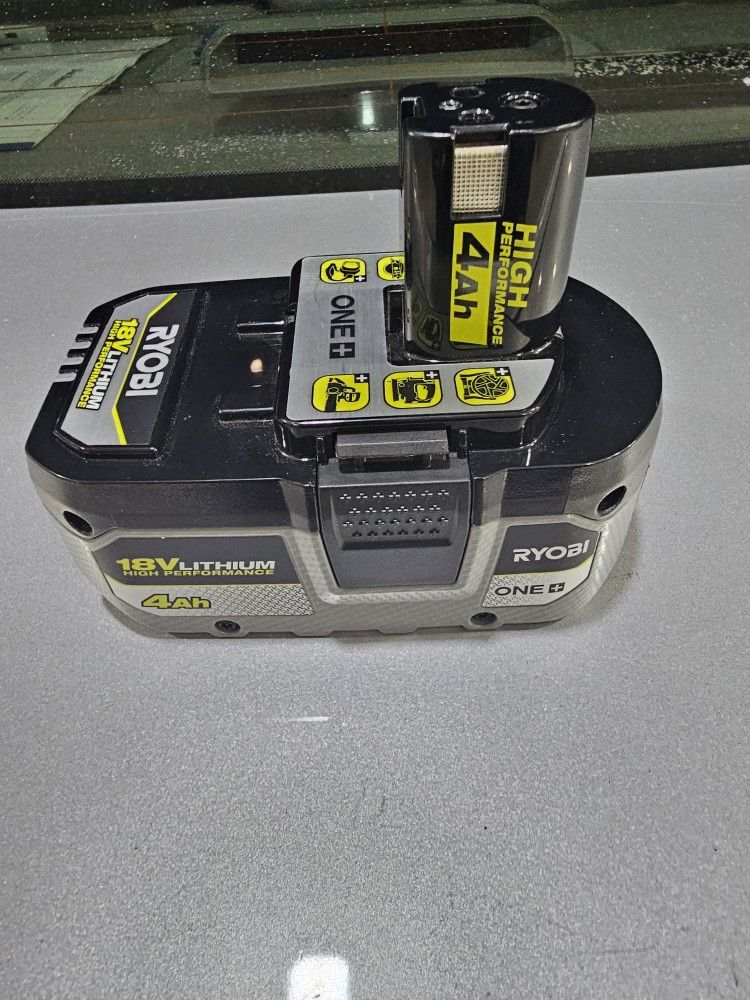 Ryobi 18V  LITHIUM-ION High Performance Battery 