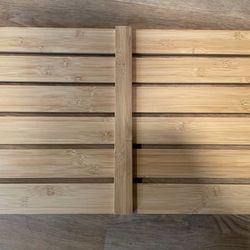Magna Outdoors Bamboo Pellet Grill Traeger Pro Series Storage Shelf