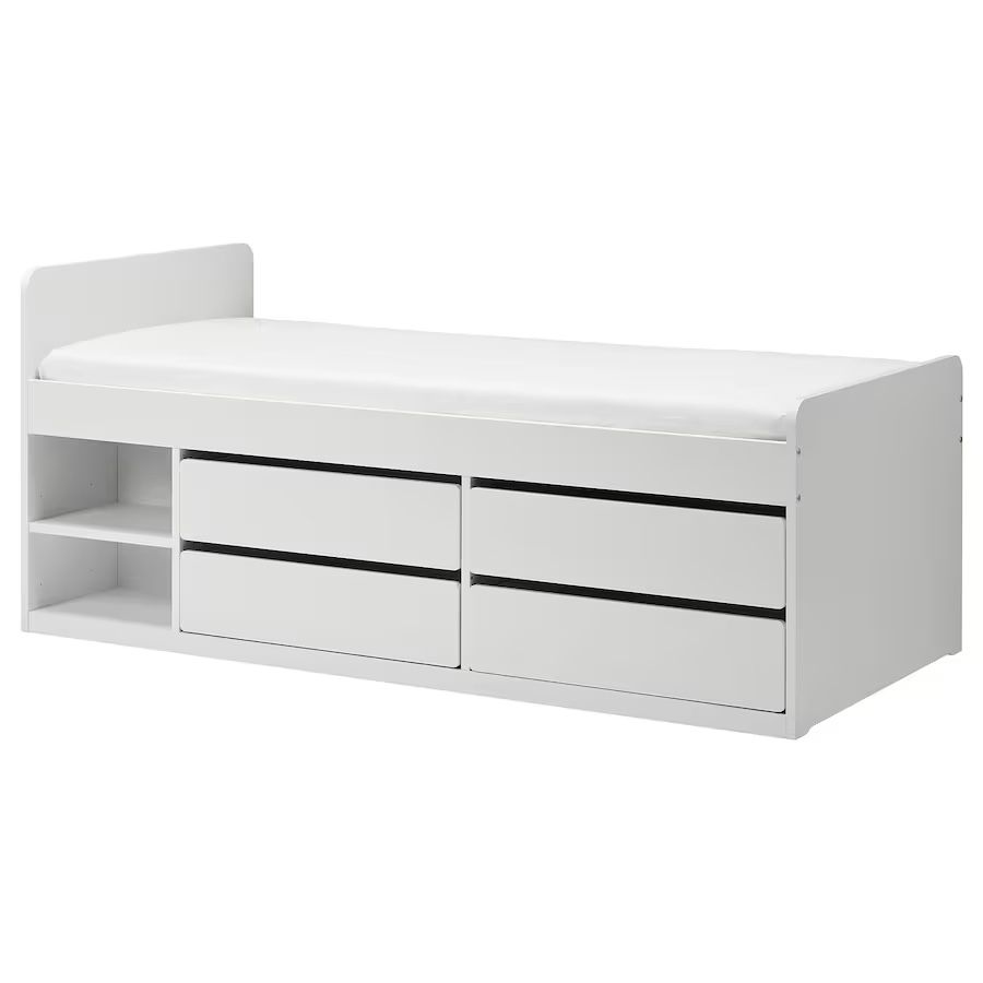 IKEA SLAKT Twin Bed Frame with Storage