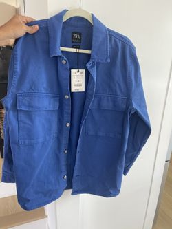 Men’s Large Zara denim Blue Jacket - BrandNew With Tags