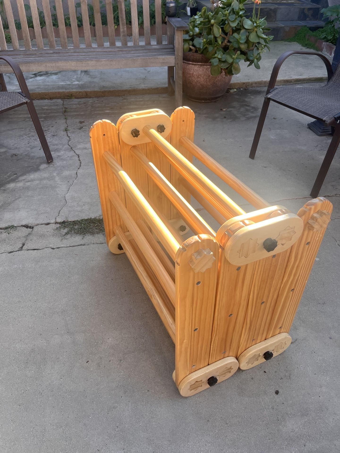 Foldable Wooden Jungle Gym  For Kids