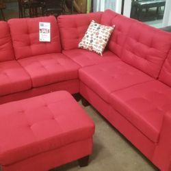 🥏SECTIONAL WITH OTTOMAN BRAND NEW 