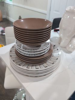 Vintage melamine set