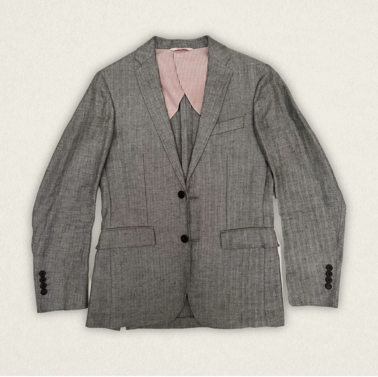 Brooks Brothers (Red Fleece) LinenHerringbone Sport Coat, Sz 42S