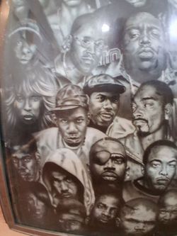 Hip hop icons picture w quality frame, no glass
